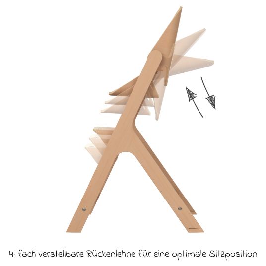 Maxi-Cosi Hochstuhl Nesta ab 3,5 Jahre - 99 Jahre langlebig und nachhaltig - Natural