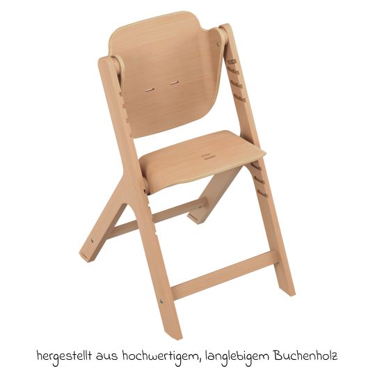 Maxi-Cosi Nesta high chair from 3.5 years - 99 years durable and sustainable - Natural