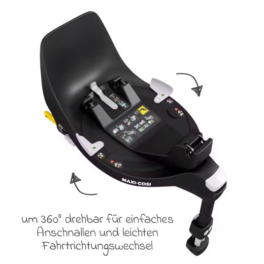 Maxi-Cosi Isofix base FamilyFix 360 rotatable for child seat Pearl 360, Pebble 360 and Coral 360