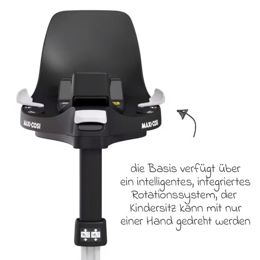 Maxi-Cosi Isofix base FamilyFix 360 rotatable for child seat Pearl 360, Pebble 360 and Coral 360
