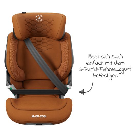 Maxi-Cosi Kindersitz Kore Pro i-Size 3,5 Jahre-12 Jahre (100 cm -150 cm) mit SPS Plus Aufprallschutz & Isofix - Authentic Cognac