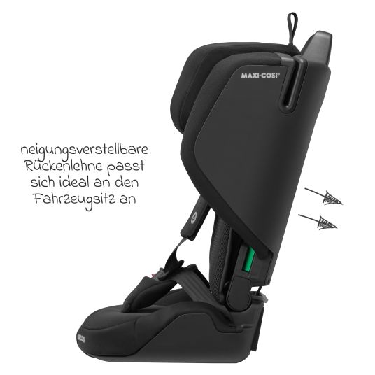 Maxi-Cosi Kindersitz Nomad Plus i-Size ab 15 Monate - 4 jahre (76 cm - 105 cm) (9-18 kg) klappbar, nur 4,26 kg leicht & Reisetasche - Authentic Black