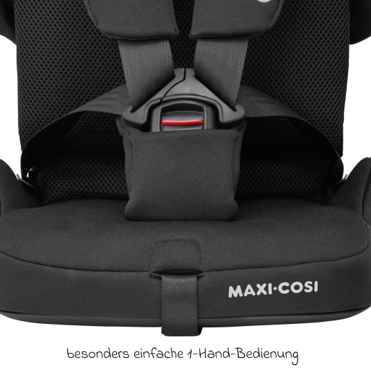 Maxi-Cosi Nomad i-Size child car seat from 15 months - 4 years (76 cm - 105 cm) (9-18 kg) foldable, only 4.26 kg light with Isofix & travel bag - Authentic Black
