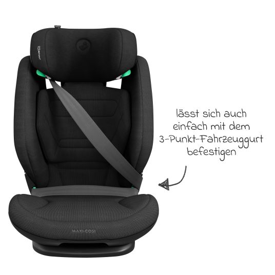 Maxi-Cosi Kindersitz RodiFix Pro2 i-Size ab 3,5 Jahre - 12 Jahre (100 cm-150 cm) (15-36 kg) mit G-Cell Seitenaufprallschutz & Isofix - Authentic Black