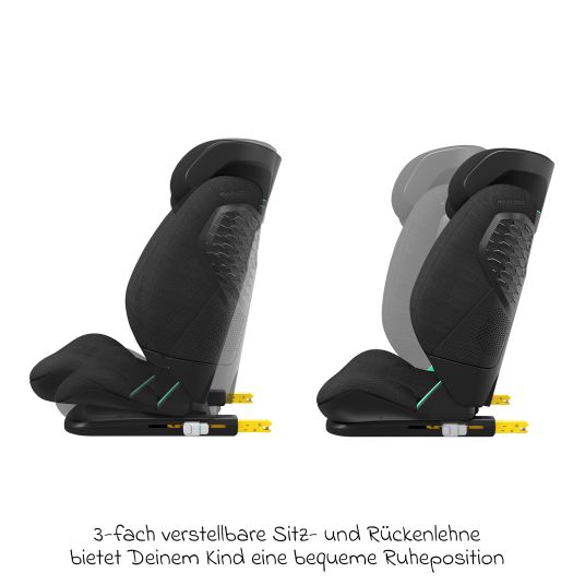 Maxi-Cosi Kindersitz RodiFix Pro2 i-Size ab 3,5 Jahre - 12 Jahre (100 cm-150 cm) (15-36 kg) mit G-Cell Seitenaufprallschutz & Isofix - Authentic Black