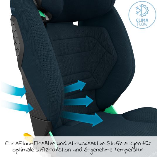 Maxi-Cosi Kindersitz RodiFix Pro2 i-Size ab 3,5 Jahre - 12 Jahre (100 cm-150 cm) (15-36 kg) mit G-Cell Seitenaufprallschutz & Isofix - Authentic Blue