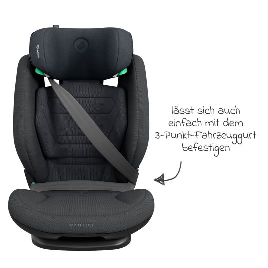 Maxi-Cosi Kindersitz RodiFix Pro2 i-Size ab 3,5 Jahre - 12 Jahre (100 cm-150 cm) (15-36 kg) mit G-Cell Seitenaufprallschutz & Isofix - Authentic Graphite