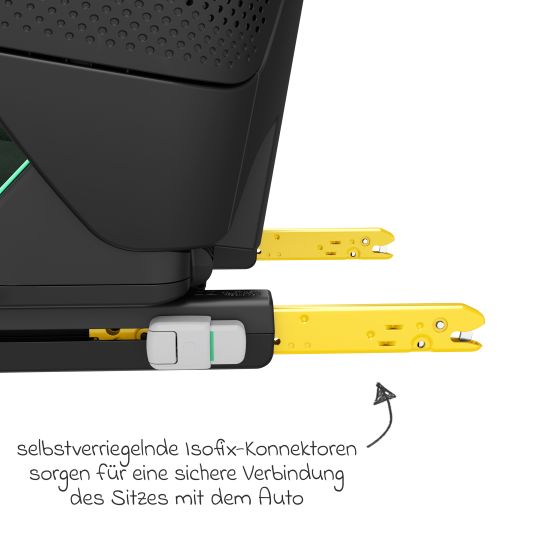 Maxi-Cosi Kindersitz RodiFix Pro2 i-Size ab 3,5 Jahre - 12 Jahre (100 cm-150 cm) (15-36 kg) mit G-Cell Seitenaufprallschutz & Isofix - Authentic Green