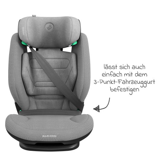 Maxi-Cosi Kindersitz RodiFix Pro2 i-Size ab 3,5 Jahre - 12 Jahre (100 cm-150 cm) (15-36 kg) mit G-Cell Seitenaufprallschutz & Isofix - Authentic Grey