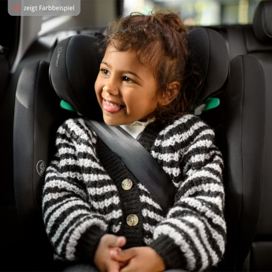 Maxi-Cosi RodiFix S i-Size child car seat from 3.5 years - 12 years (100 cm-150 cm) (15-36 kg) with G-Cell side impact protection & Isofix - Basic Black