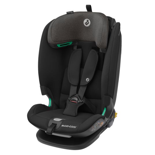 Maxi-Cosi Titan Plus i-Size child car seat from 15 months - 12 years (76 cm-150 cm) (9-36 kg) with G-Cell side impact protection, Isofix & Top Tether - Authentic Black