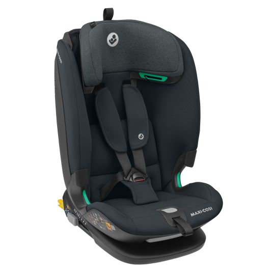 Maxi-Cosi Titan Plus i-Size child car seat from 15 months - 12 years (76 cm-150 cm) (9-36 kg) with G-Cell side impact protection, Isofix & Top Tether - Authentic Graphite
