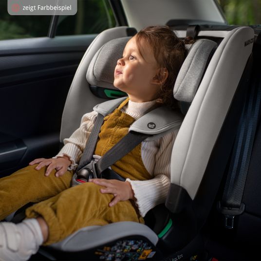 Maxi-Cosi Kindersitz Titan Plus i-Size ab 15 Monate - 12 Jahre (76 cm-150 cm) (9-36 kg) mit G-Cell Seitenaufprallschutz, Isofix & Top Tether - Authentic Graphite