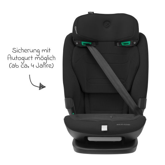 Maxi-Cosi Kindersitz Titan Pro2 i-Size ab 15 Monate - 12 Jahre (76 cm-150 cm) (9-36 kg) mit G-Cell Seitenaufprallschutz, Isofix & Top Tether - Authentic Black