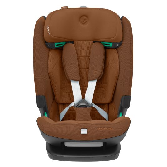 Maxi-Cosi Kindersitz Titan Pro2 i-Size ab 15 Monate - 12 Jahre (76 cm-150 cm) (9-36 kg) mit G-Cell Seitenaufprallschutz, Isofix & Top Tether - Authentic Cognac