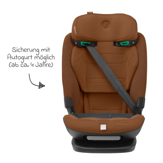 Maxi-Cosi Kindersitz Titan Pro2 i-Size ab 15 Monate - 12 Jahre (76 cm-150 cm) (9-36 kg) mit G-Cell Seitenaufprallschutz, Isofix & Top Tether - Authentic Cognac