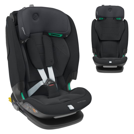 Maxi-Cosi Kindersitz Titan Pro2 i-Size ab 15 Monate - 12 Jahre (76 cm-150 cm) (9-36 kg) mit G-Cell Seitenaufprallschutz, Isofix & Top Tether - Authentic Graphite