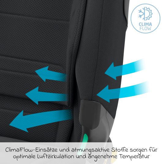 Maxi-Cosi Kindersitz Titan Pro2 i-Size ab 15 Monate - 12 Jahre (76 cm-150 cm) (9-36 kg) mit G-Cell Seitenaufprallschutz, Isofix & Top Tether - Authentic Graphite