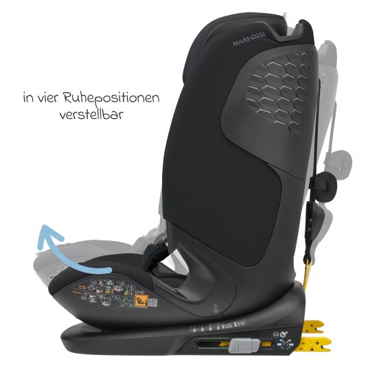 Maxi-Cosi Kindersitz Titan Pro2 i-Size ab 15 Monate - 12 Jahre (76 cm-150 cm) (9-36 kg) mit G-Cell Seitenaufprallschutz, Isofix & Top Tether - Authentic Graphite