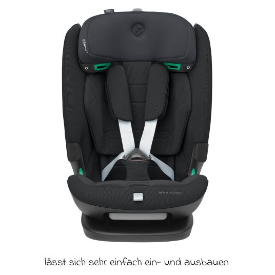 Maxi-Cosi Kindersitz Titan Pro2 i-Size ab 15 Monate - 12 Jahre (76 cm-150 cm) (9-36 kg) mit G-Cell Seitenaufprallschutz, Isofix & Top Tether - Authentic Graphite