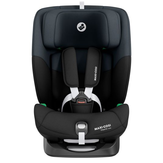 Maxi-Cosi Seggiolino auto Titan s i-Size da 15 mesi a 12 anni (76 cm - 150 cm) con tecnologia G-Cell a impatto laterale con Isofix e Top Tether - Nero Tonale