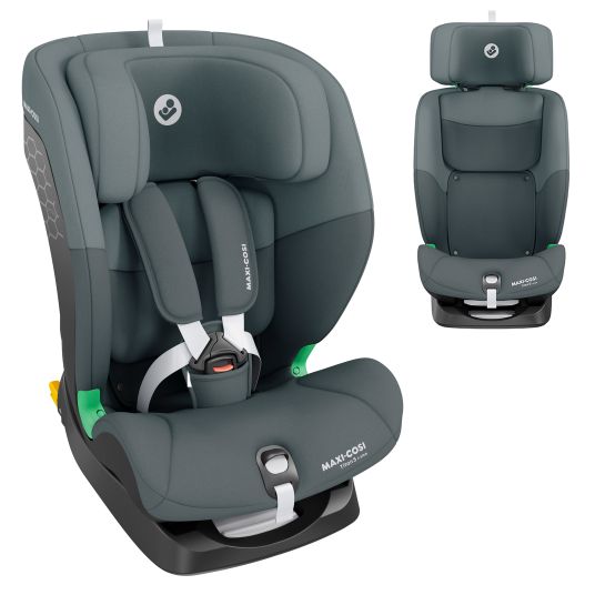 Maxi-Cosi Seggiolino auto Titan s i-Size da 15 mesi a 12 anni (76 cm - 150 cm) con tecnologia G-Cell a impatto laterale con Isofix e Top Tether - Tonal Graphite