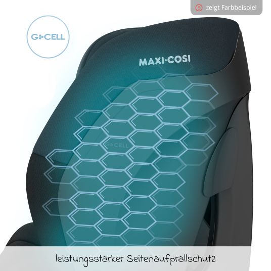 Maxi-Cosi Kindersitz Titan s i-Size ab 15 Monate - 12 Jahre (76 cm - 150 cm) mit G-Cell Seitenaufpralltechnologie mit Isofix & Top Tether - Tonal Graphite