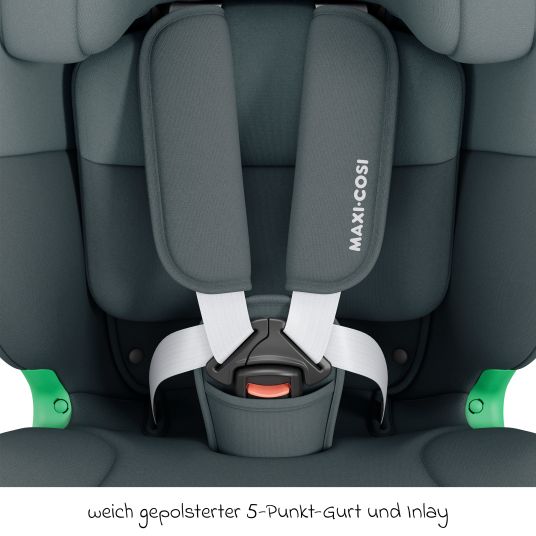 Maxi-Cosi Titan s i-Size child car seat from 15 months - 12 years (76 cm - 150 cm) with G-Cell side impact technology with Isofix & Top Tether - Tonal Graphite