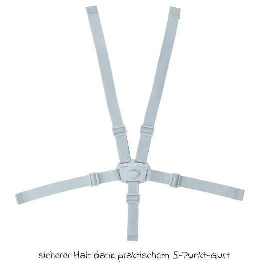 Maxi-Cosi Neugeborenenset für Nesta Hochstuhl ab Geburt - 6 Monate - Beyond Sky Grey