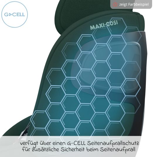 Maxi-Cosi Reboarder-Kindersitz Pearl 360 ab 3 Monate - 4 Jahre (61 cm - 105 cm) 0-17,4 kg drehbar mit G-Cell-Seitenaufprallschutz - Authentic Graphite