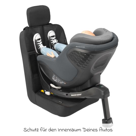 Maxi-Cosi Rücksitzschoner und Polsterschutz für Babyschalen & Kindersitze - Black