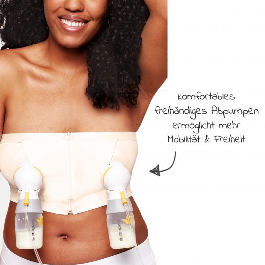Hands-Free Pumping Bustier - Chai