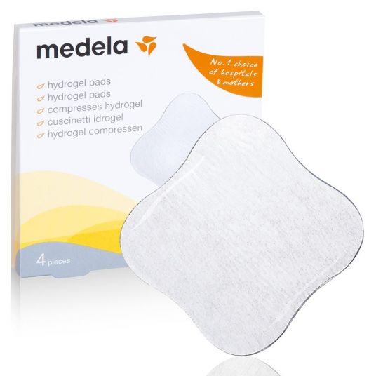 Medela Brustwarzen-Kühlhilfe 4er Pack Hydrogel Pads