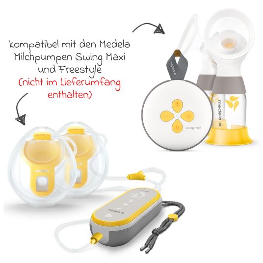 Medela Set per tiralatte doppio a mani libere per i tiralatte doppi elettrici Swing Maxi e Freestyle