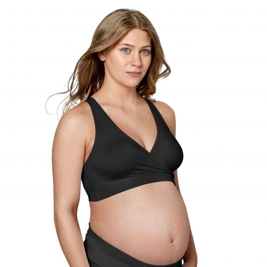 Medela Sleep Bustier for Pregnancy & Nursing Keep Cool Sleep - Black - Size L