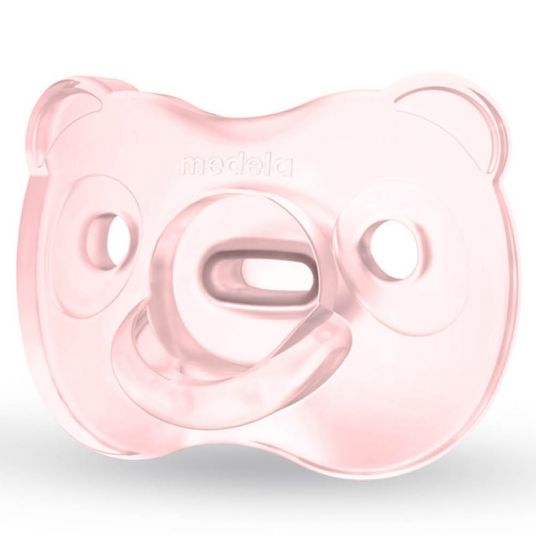 Medela Pacifier Soft Silicone UNO 0-6 M - Light Pink