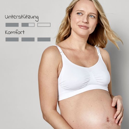 Medela Pregnancy & Nursing Bra Keep Cool Bra - White - Size XL