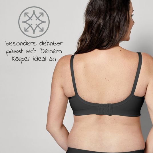 Medela Pregnancy & Nursing Bra Keep Cool Ultra Bra - Black - Size XL