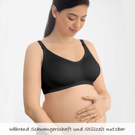Medela Pregnancy & Nursing Bra Ultimate BodyFit - Black - Size S