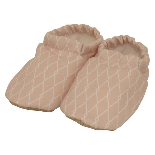 Melaya Baby shoes - Beige Uni - Pink - Size 17 / 18