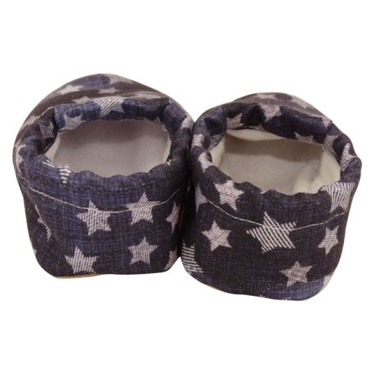 Melaya Baby Shoes - Denim & Stars - Blue - Size 17 / 18