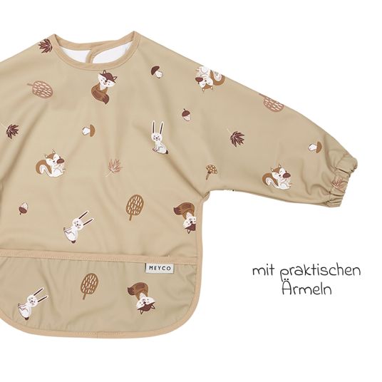 Meyco Sleeve bib - Forest Animals