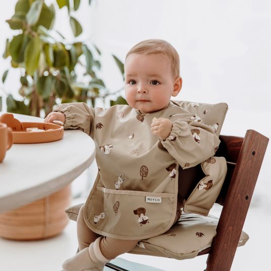 Meyco Sleeve bib - Forest Animals