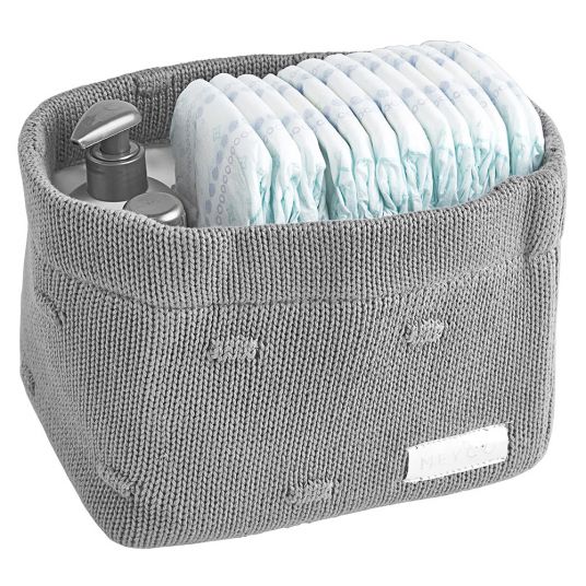 Meyco Storage basket - Knots - Gray