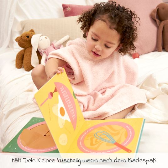 Meyco Badeponcho Frottee 1 - 3 Jahre - Soft Pink