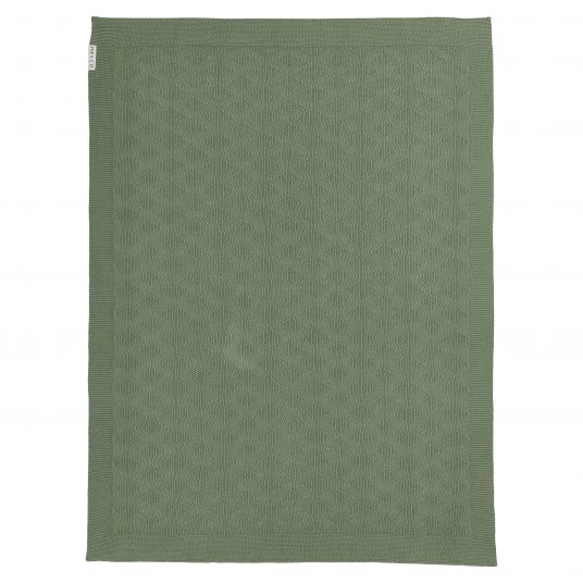 Meyco Coperta di cotone 75 x 100 cm - Diamante - Verde Foresta