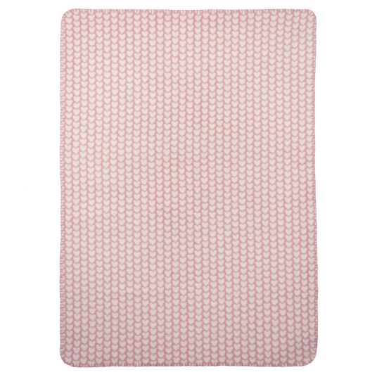 Meyco Coperta di cotone 75 x 100 cm - Cuori - Rosa