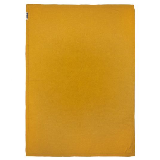 Meyco Cotton blanket 75 x 100 cm - Knit Basic - Ochre Yellow