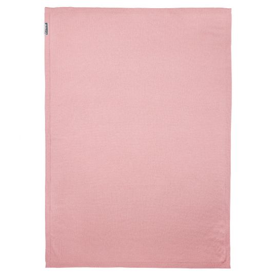 Meyco Cotton blanket 75 x 100 cm - Knit Basic - Pink