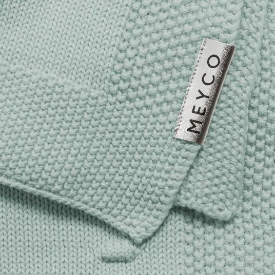 Meyco Cotton blanket 75 x 100 cm - Knots - Green